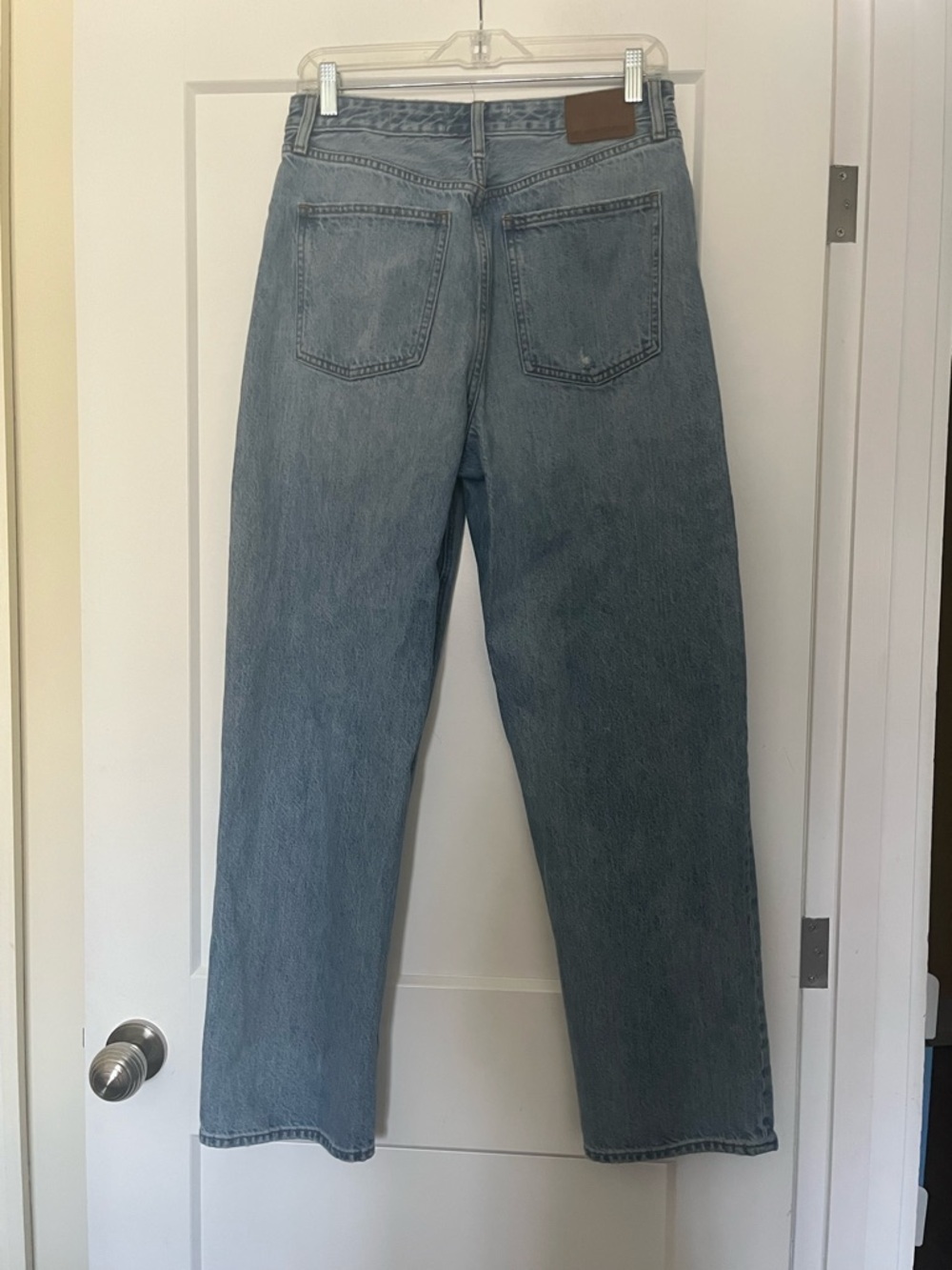 Aritzia Denim Forum Mia High Rise Curve Medium Blue Wash 29 - Picture 8 of 13